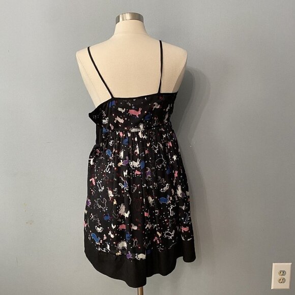 Erin Fetherston For Target Bunny Print Dress Juniors Size 5 Girls Youth - Picture 5 of 8